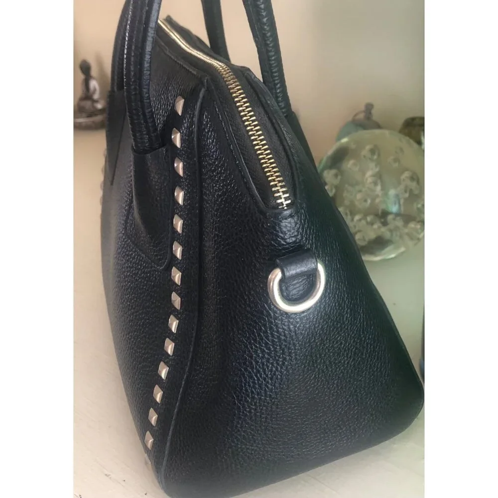 VALENTINO by Mario Valentino Minimi Studded Leather Bag Satchel - Picture 4 of 15